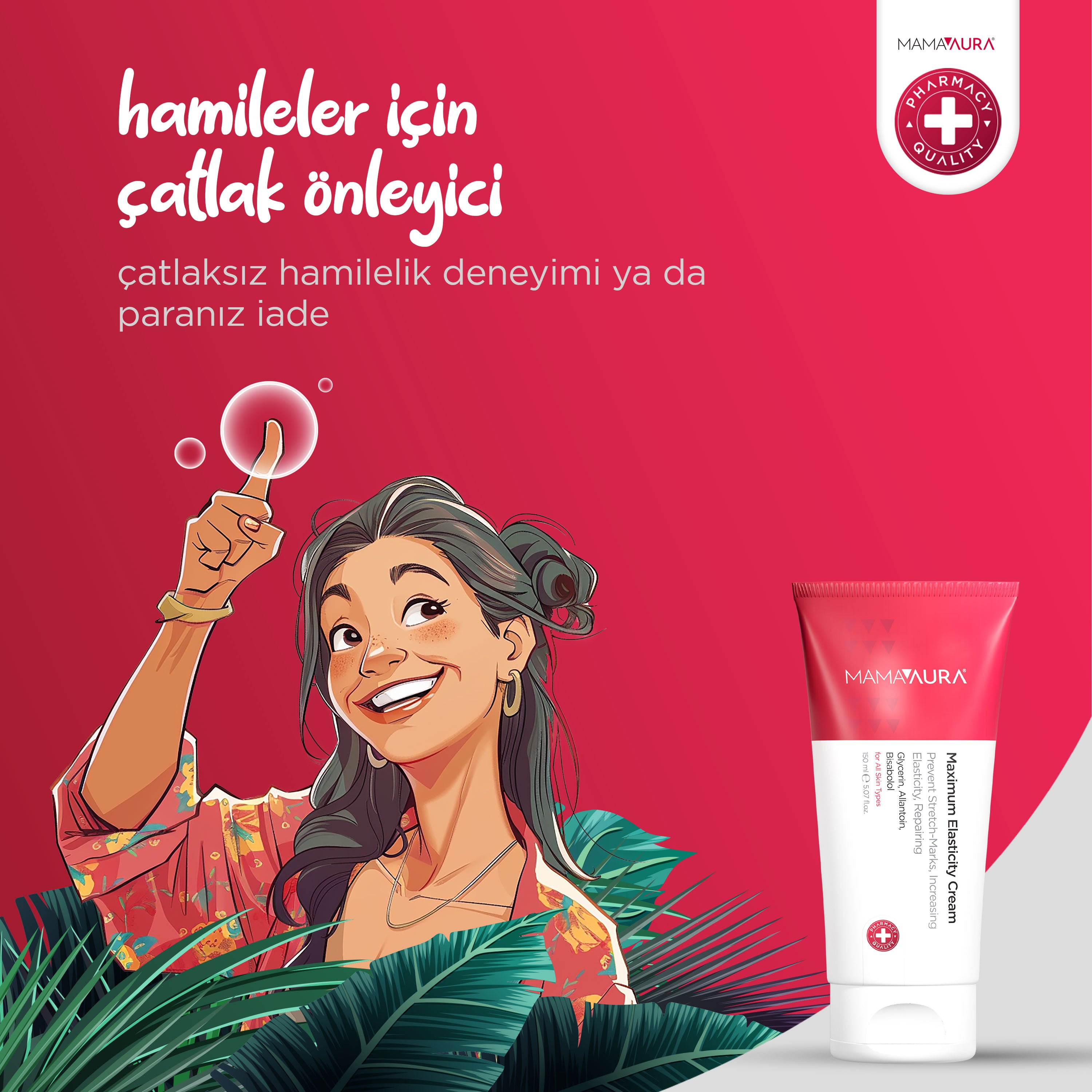 Mamaaura Maximum Elasticity Cream 150 ml – Mamaaura Türkiye
