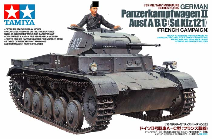 German Panzerkampfwagen II Ausf.A/B/C (Sd.Kfz.121) (French