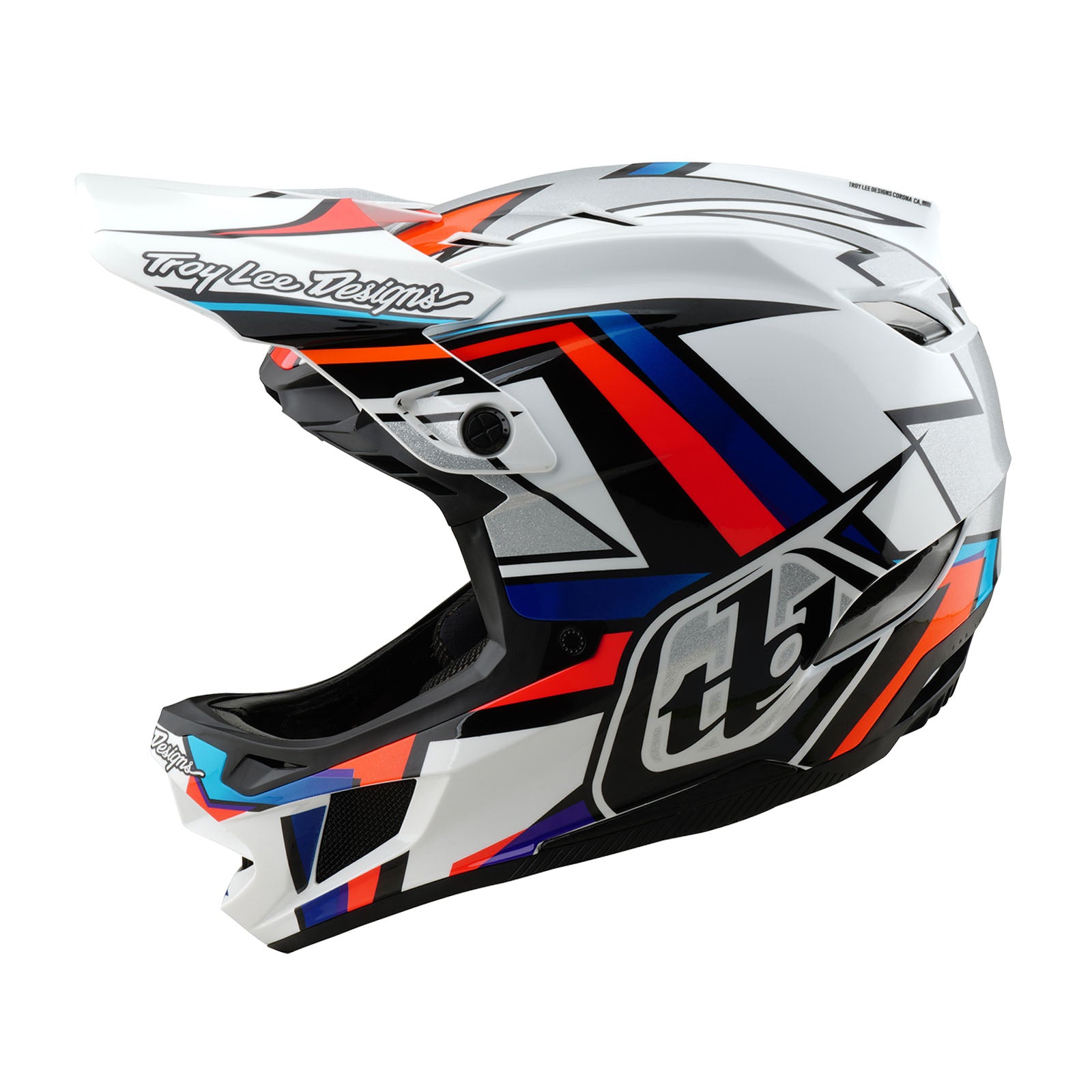 D4 Composite Helmet Frames White / Silver – Troy Lee Designs