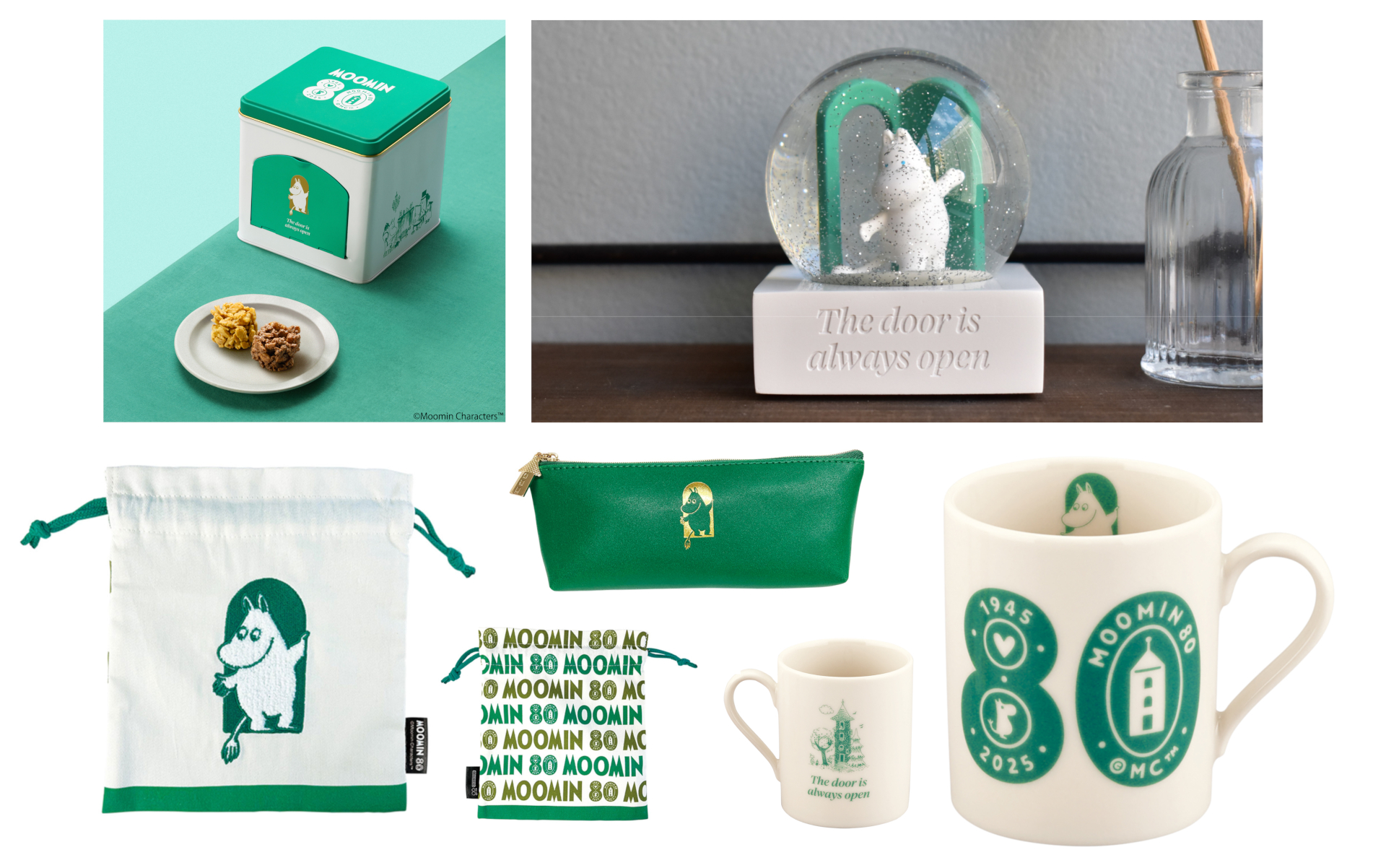 2025年は「ムーミン」小説の出版80周年。記念マグやスノードーム、純金