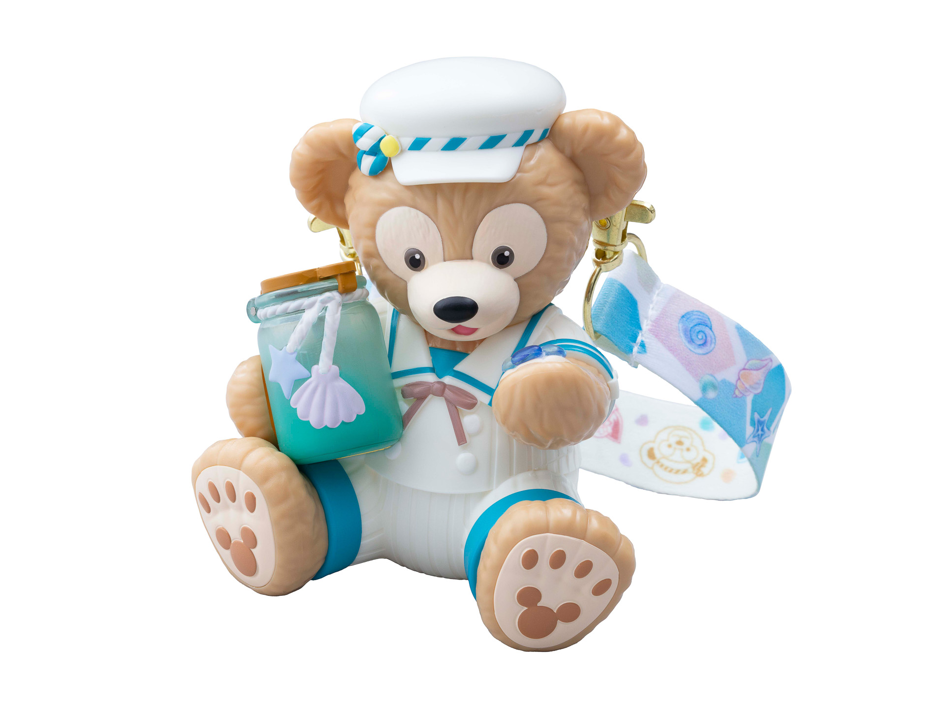 青色さがし中のダッフィーがミニスナックケースに！ ダッフィー