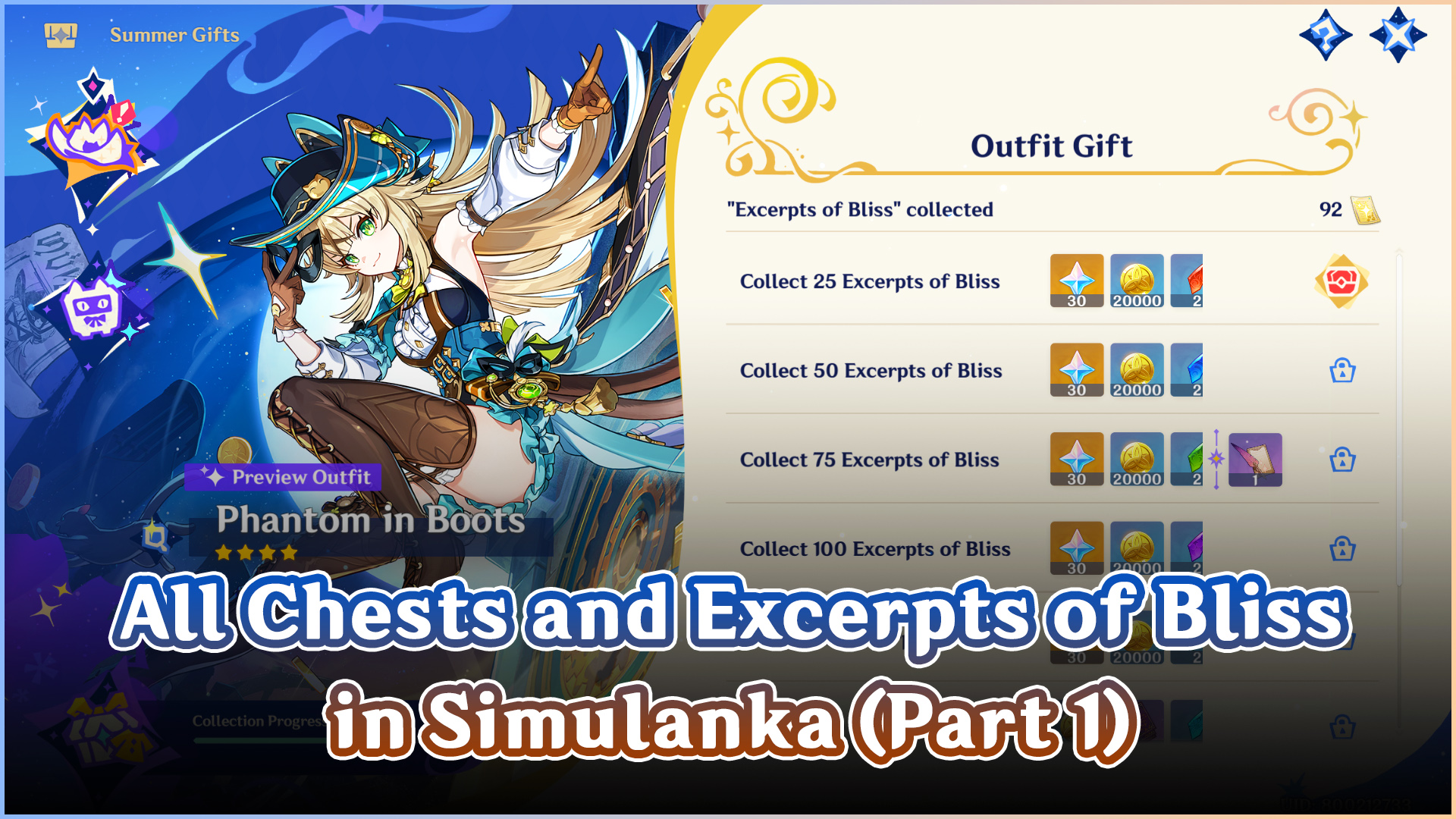 All Chests and Excerpts of Bliss in Simulanka (Phase 1) | Genshin