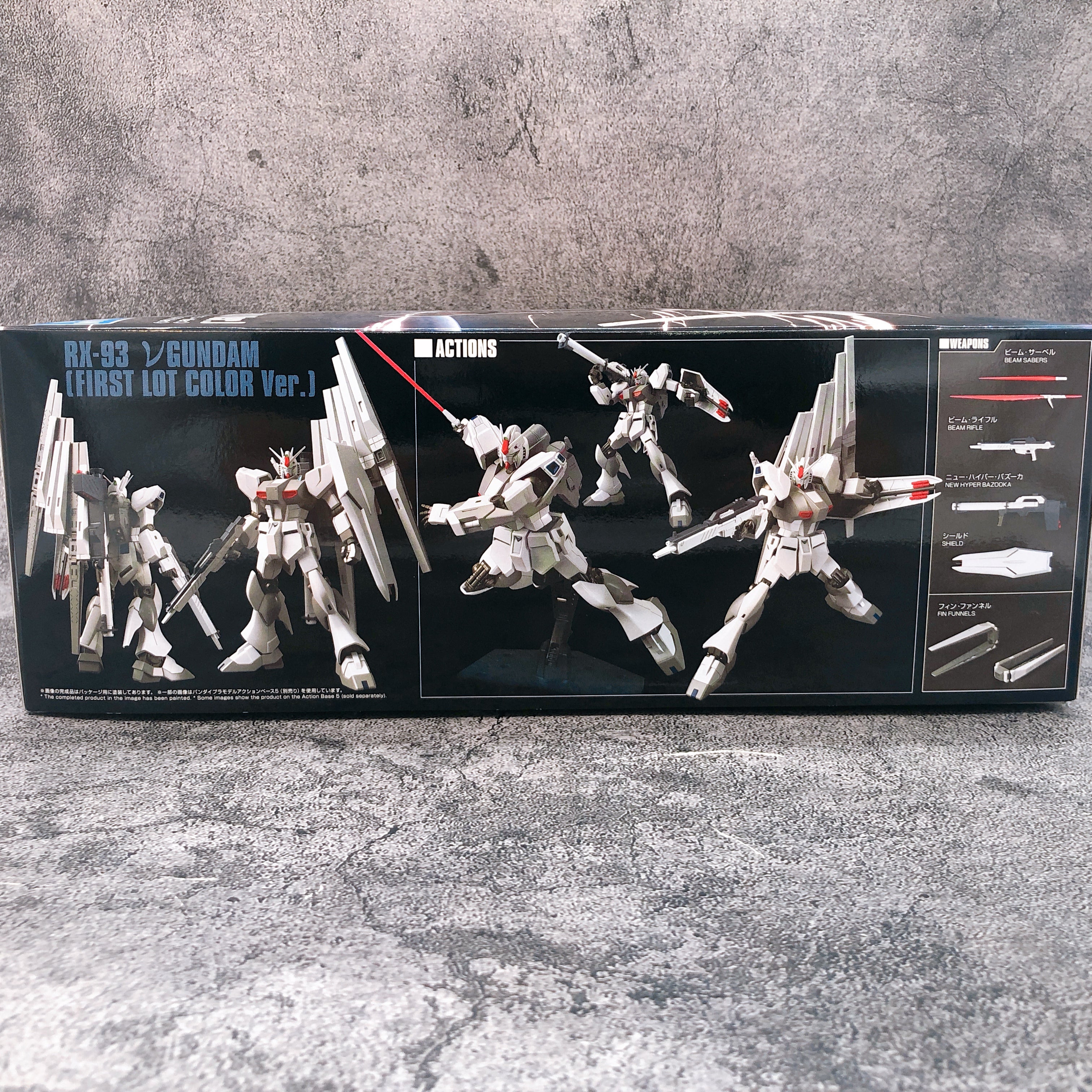 HG 1/144 RX-93 Nu Gundam First Lot Color Ver Gundam Fan Club Limited K