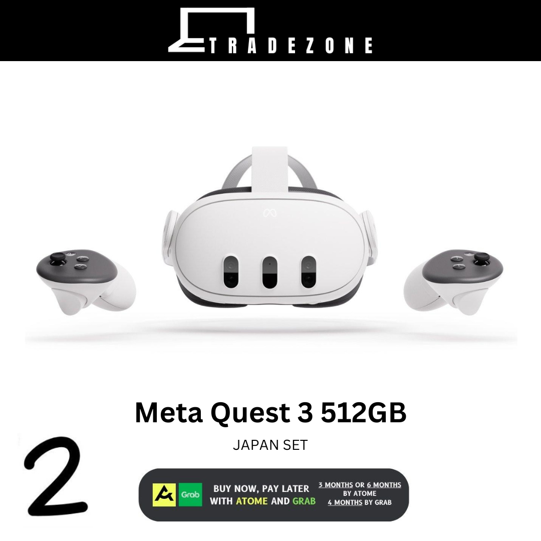 META QUEST 3 / 3S 128GB / 256GB / 512GB - Tradezone SG Pte LTD (HP