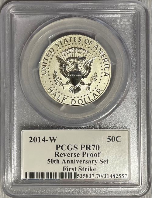 アメリカ 【1/2ドル】 2014-P年 ワシントン ハーフダラー 50セント銀貨