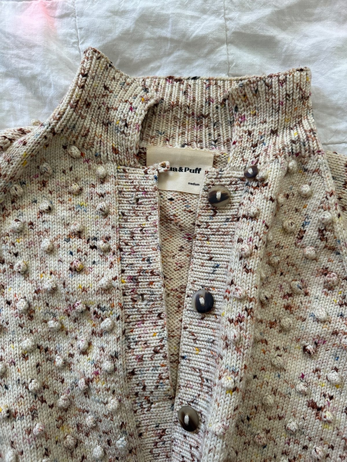 Misha & Puff 16/20 Confetti Polo Cardigan (Medium) |… | Noihsaf Bazaar