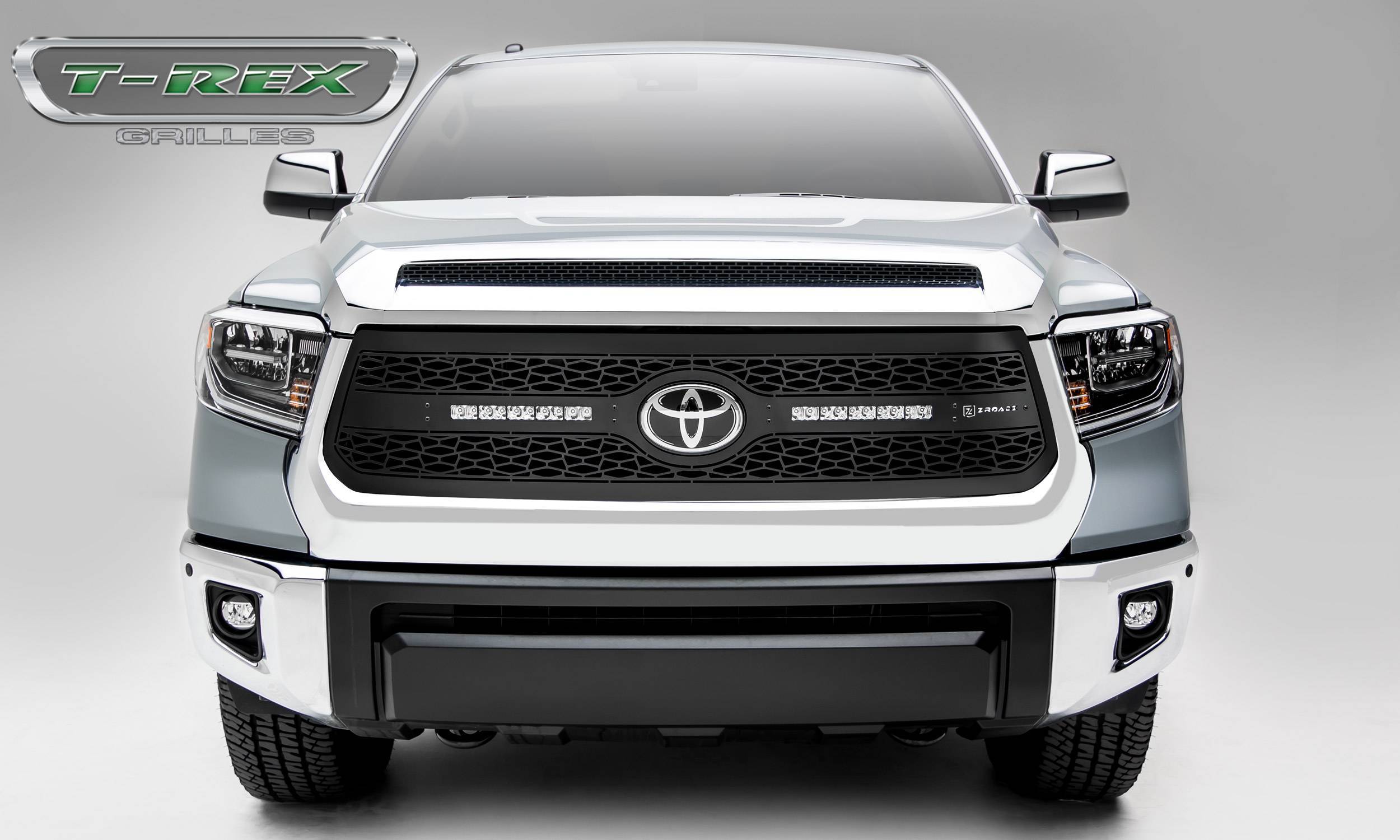 2018-2021 Tundra ZROADZ Grille, Black, 1 Pc, Replacement with (2