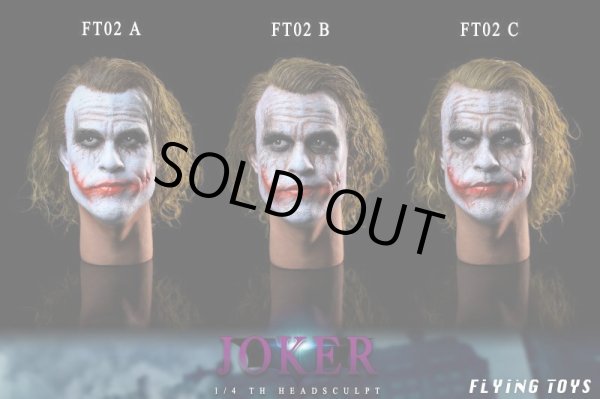 FLYING TOYS 1/4 FT02 ジョーカー ヘッド 植毛タイプ Joker 3種
