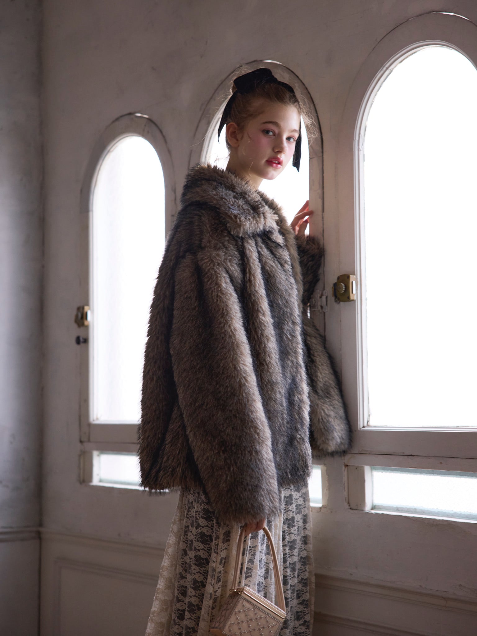 Treat Ürself fox fur coat