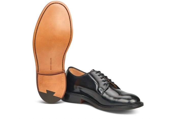 Robert Derby Shoe - Black Bookbinder – R E Tricker Ltd