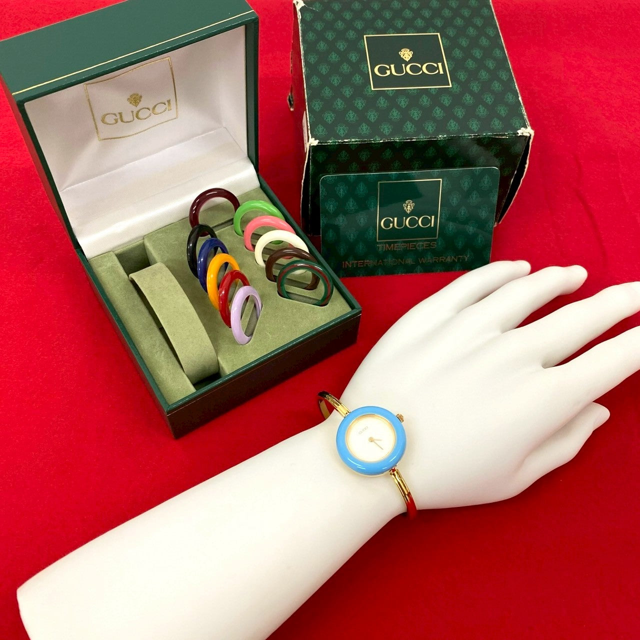 GUCCI グッチ チェンジベゼル 11色 動作未確認✨ グッチ チェンジ