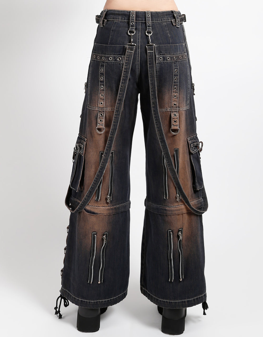 TRIPP NYC - ZIP LOCK PANT DIRTY WASH BLUE DENIM