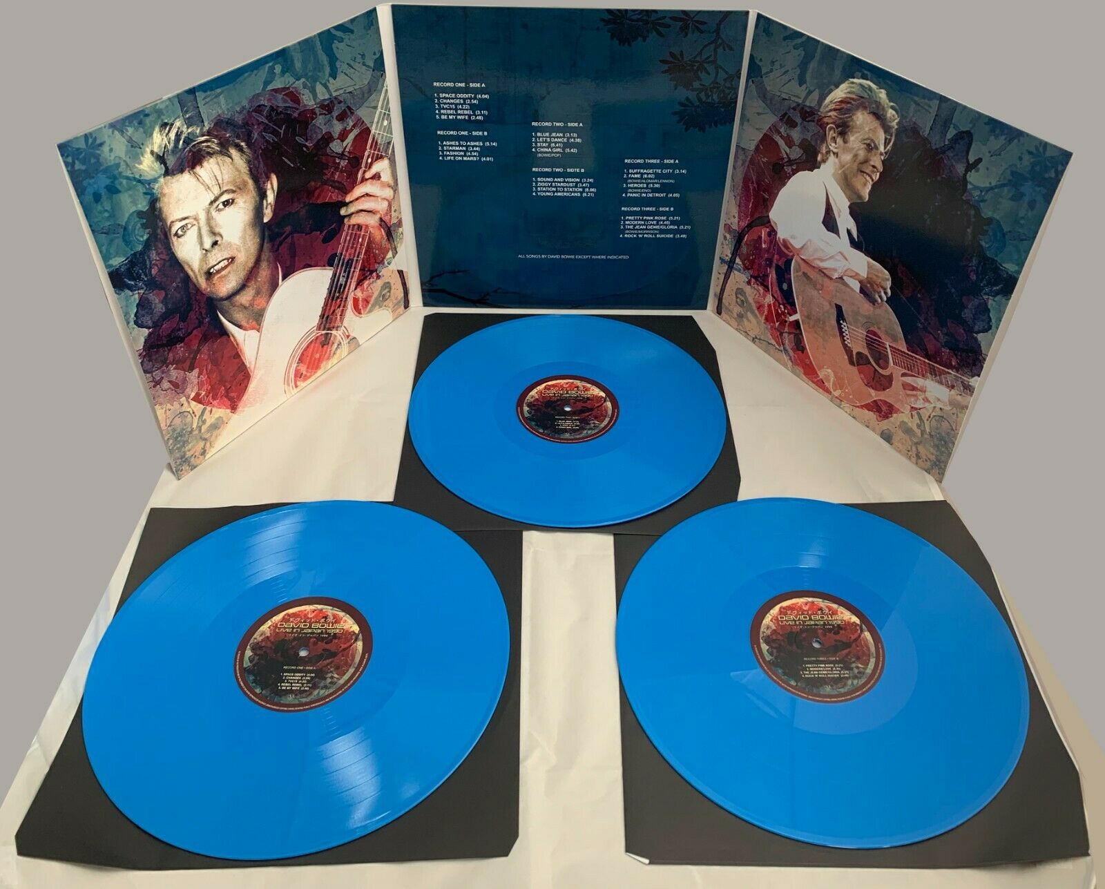 David Bowie - Live in Japan Tokyo 1990 Limited Edition Blue Vinyl