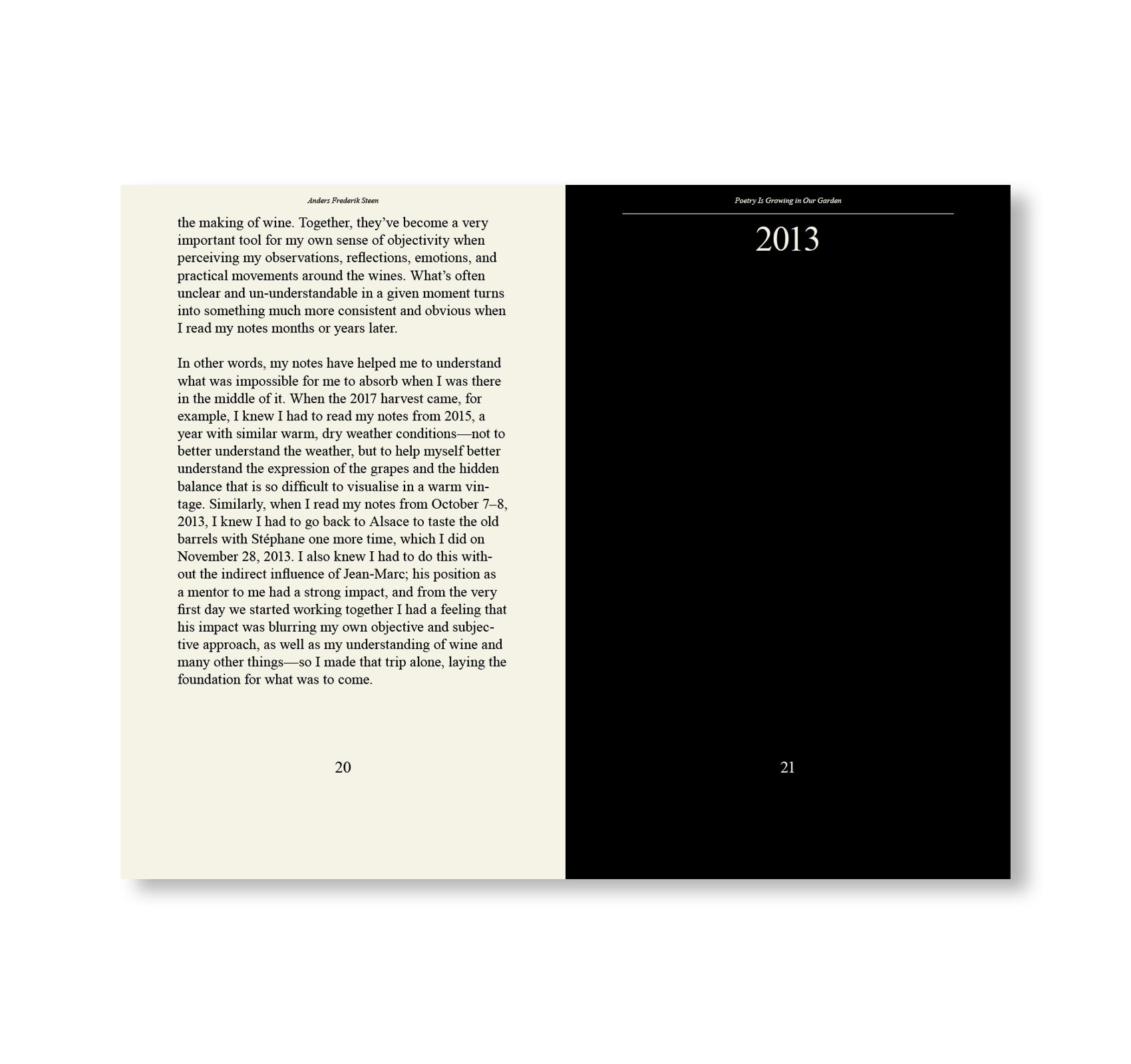 POETRY IS GROWING IN OUR GARDEN by Anders Frederik Steen – twelvebooks