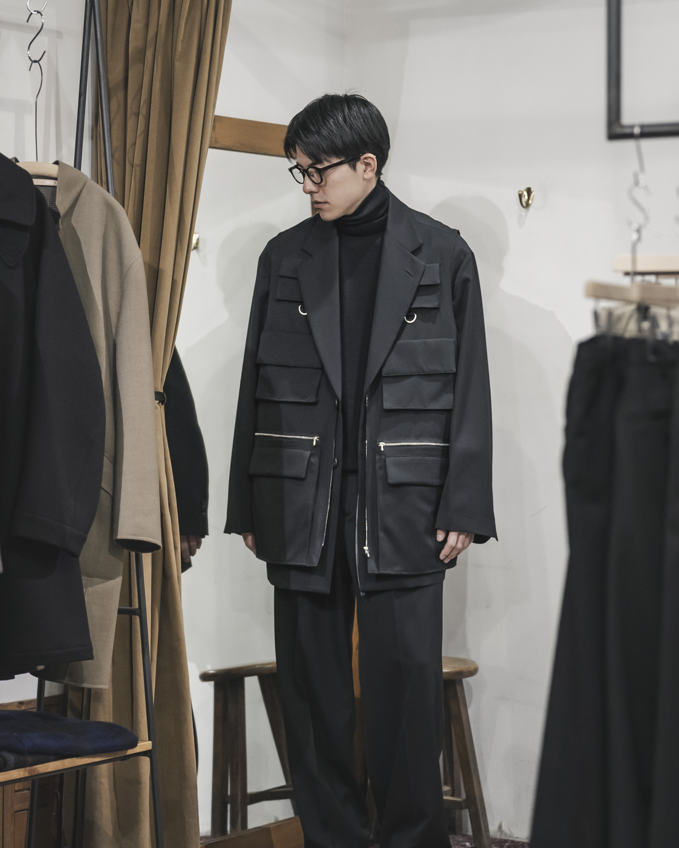 ssstein / Oversized Multi Pocket Vest | twelve