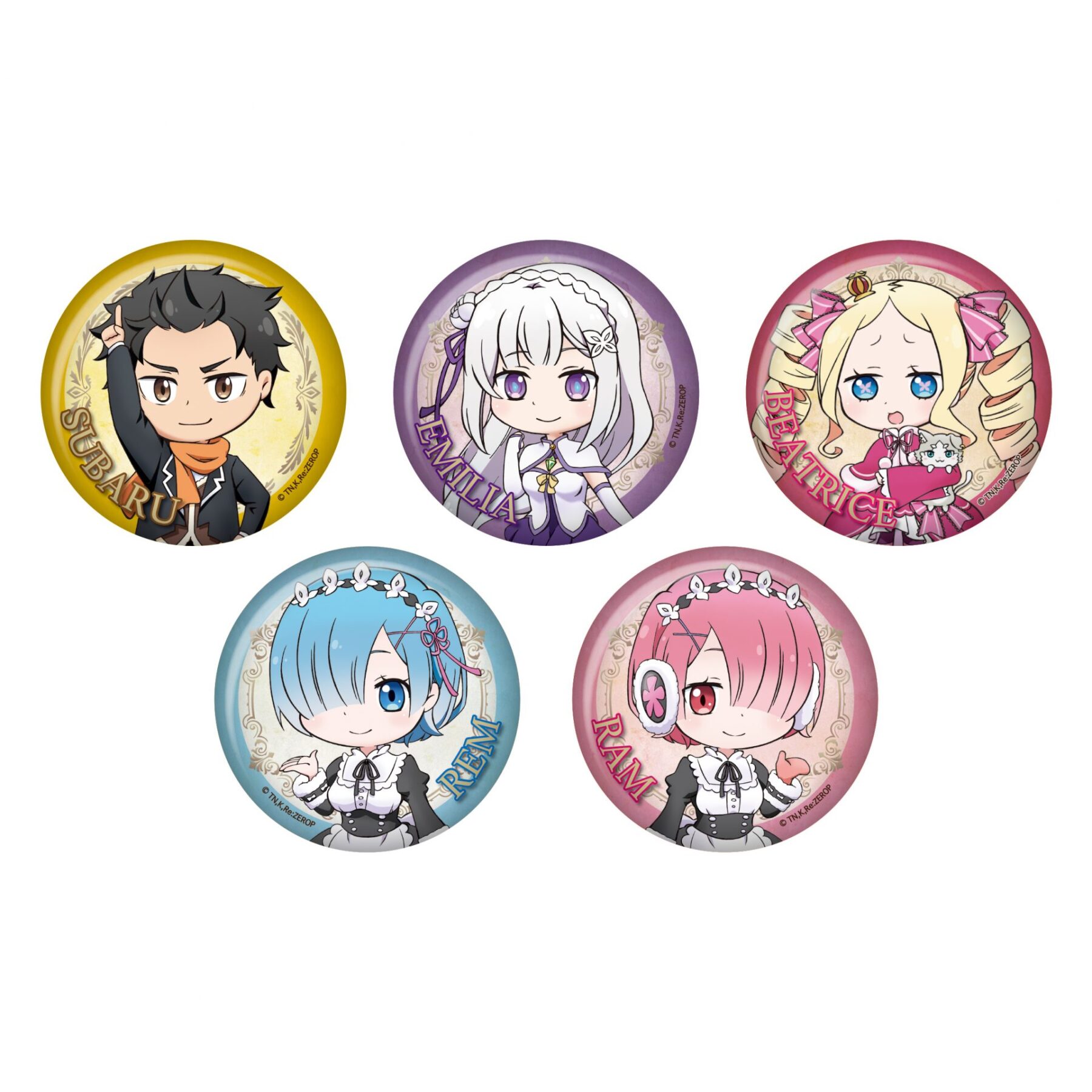 Re:ゼロから始める異世界生活 とじコレ 缶バッジ - 株式会社ツインクル