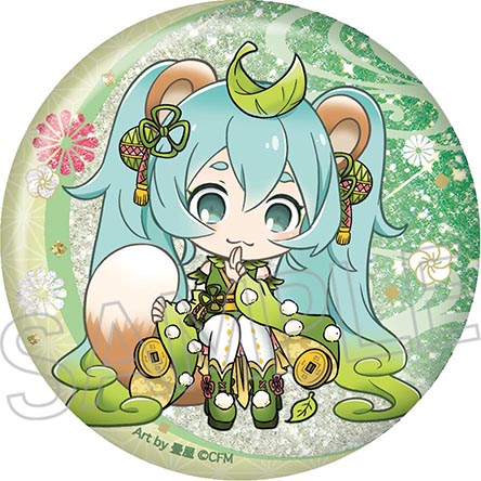 初音ミク 百鬼夜行 キラキラ缶バッジ - 株式会社ツインクル