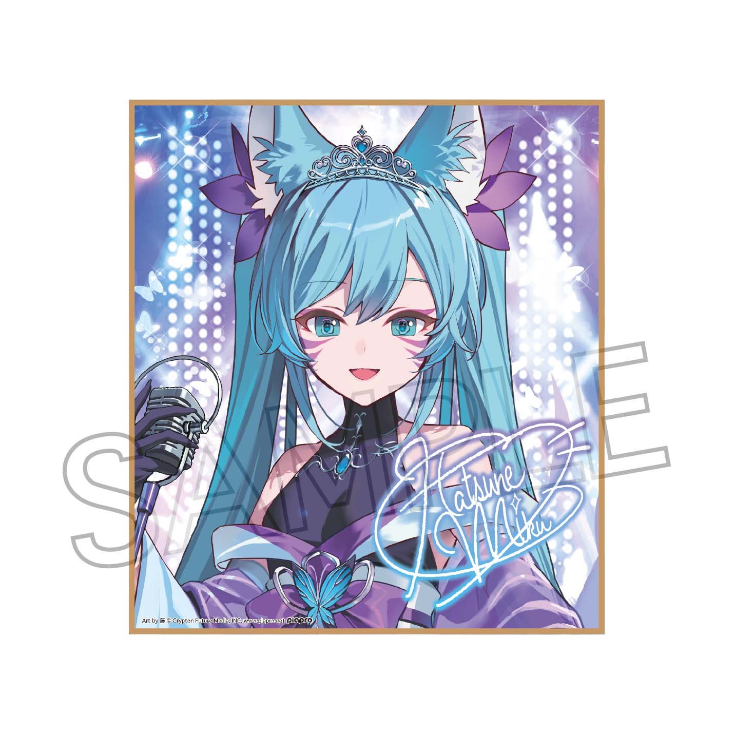 初音ミク あやかしステージ 色紙 - 株式会社ツインクル