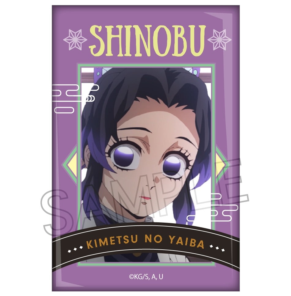 鬼滅の刃 スクエア缶バッジ -柱稽古編- 株式会社ツインクル