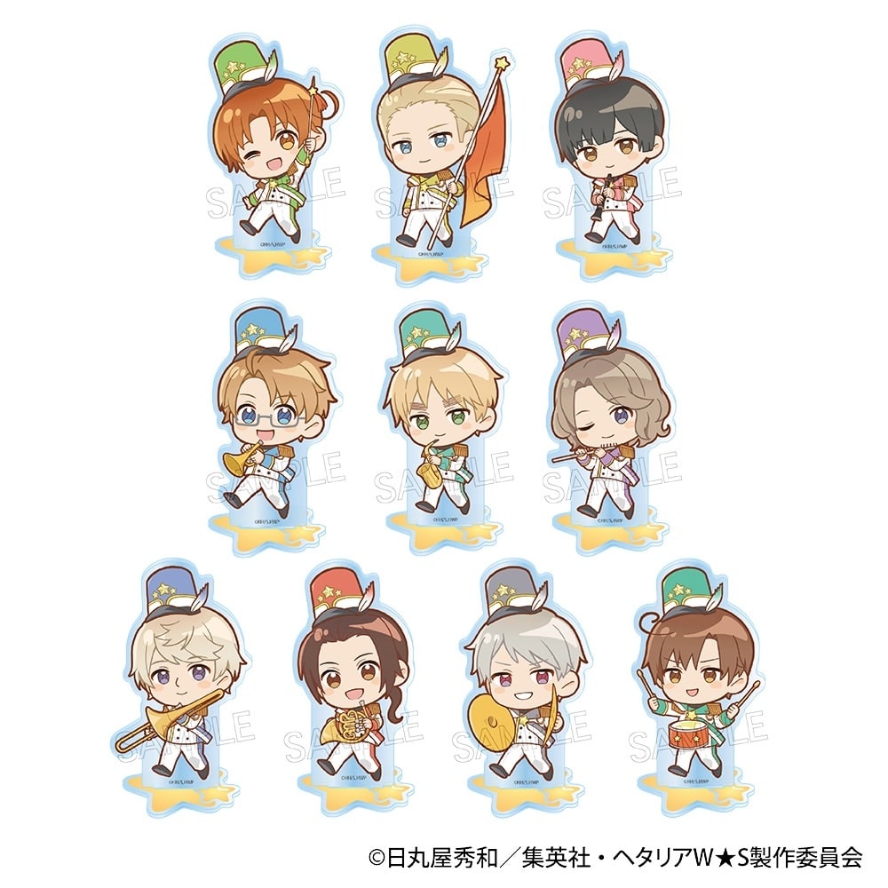 ヘタリアWorld☆Stars アクリルスタンド -マーチング- 株式会社ツインクル