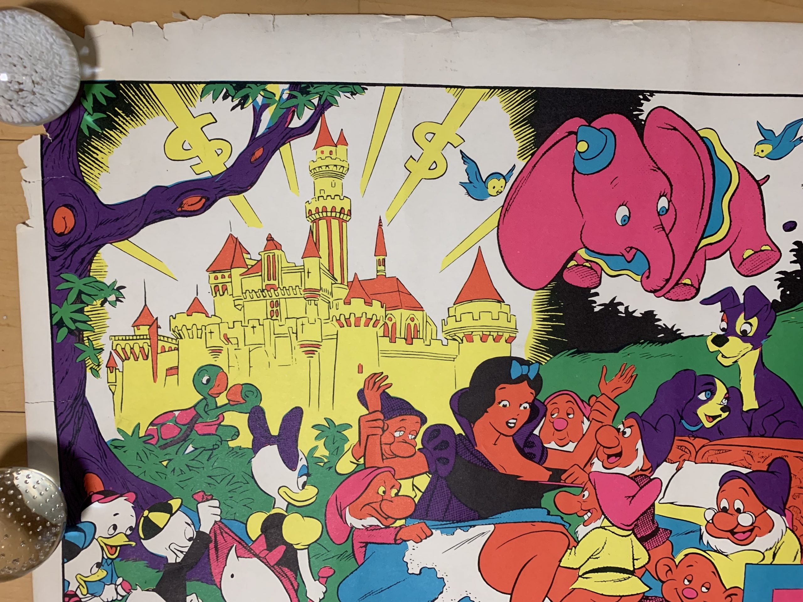 70s The Disneyland Memorial Orgy black light Poster – Twisted +81
