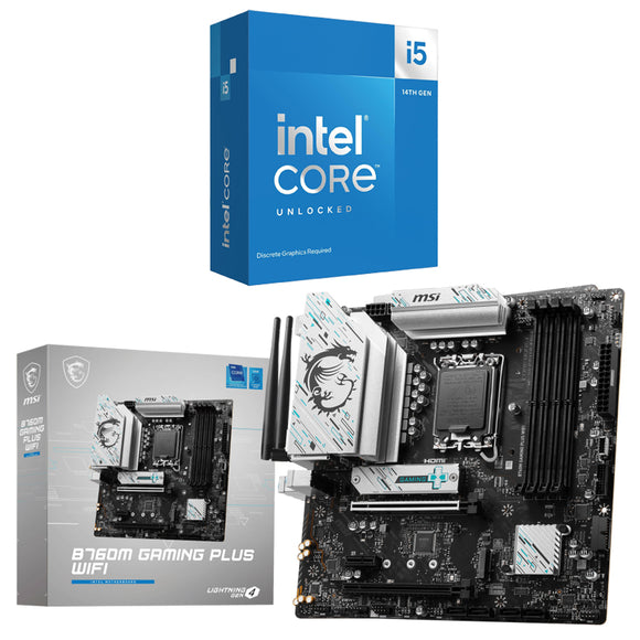 Intel Core i5 14600KF 14th Gen & MSI B760M GAMING PLUS WIFI (3