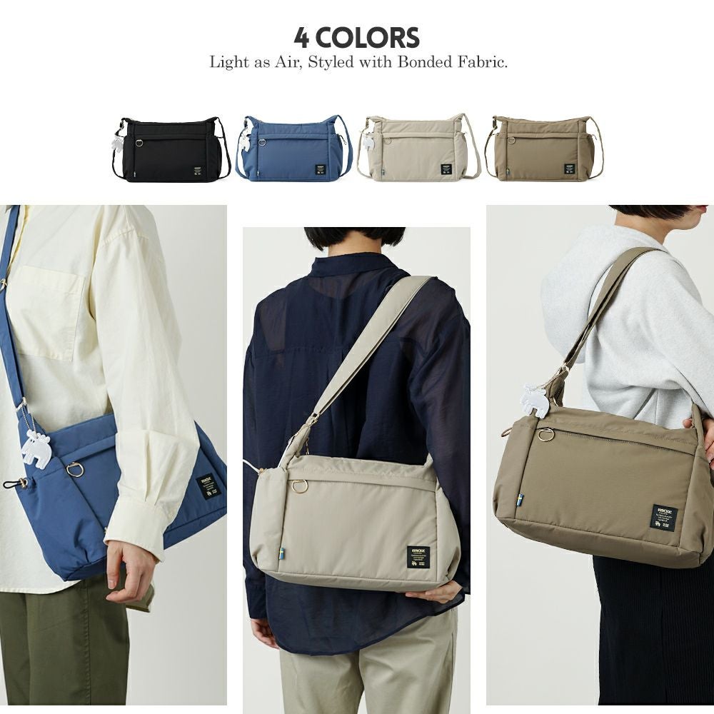 moz(モズ)驚くほど 軽い ボンディング生地 の ショルダーバッグ