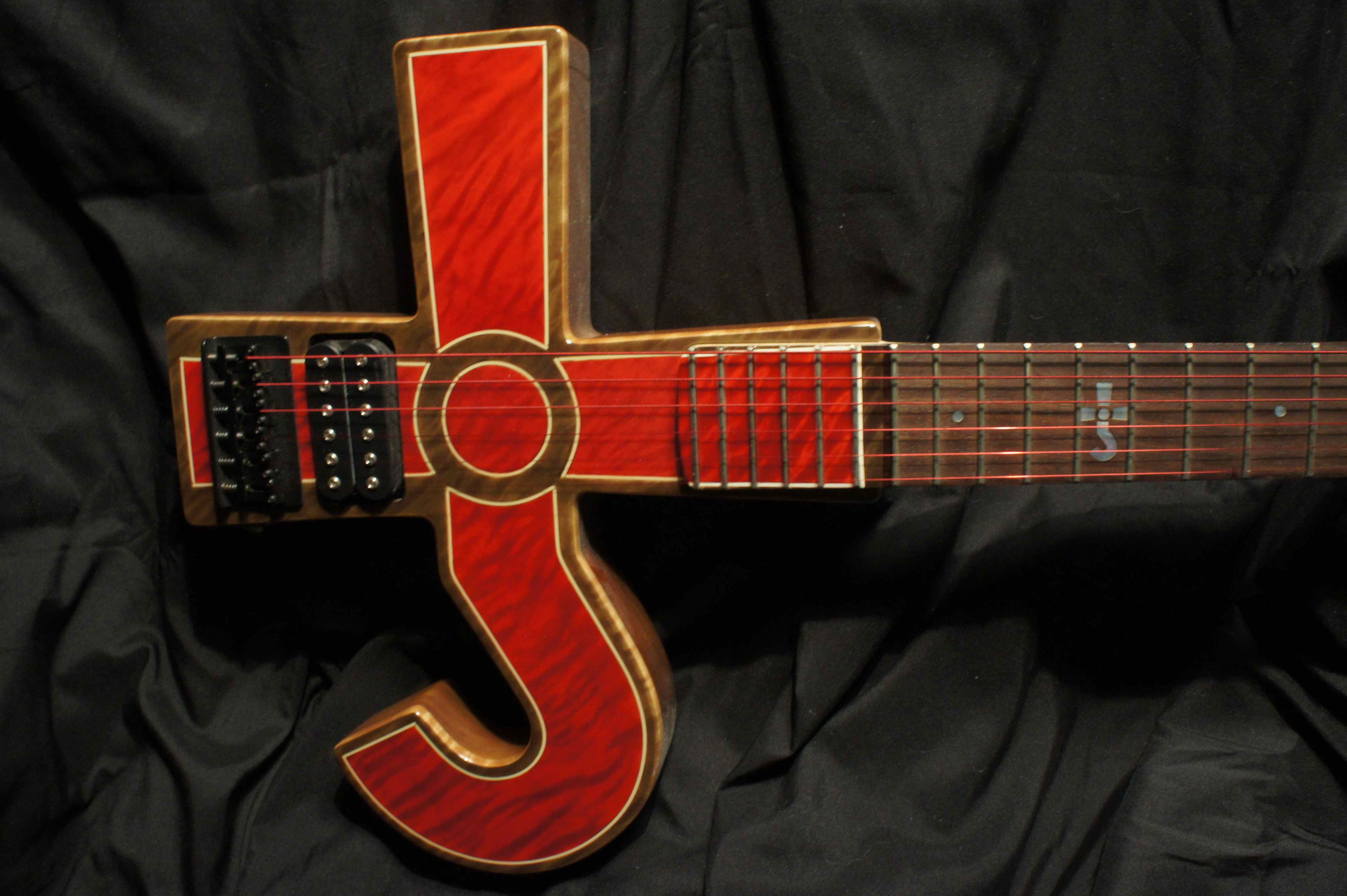 Harper, Kronos guitar, 2000 – custom build for Eric Bloom (Blue