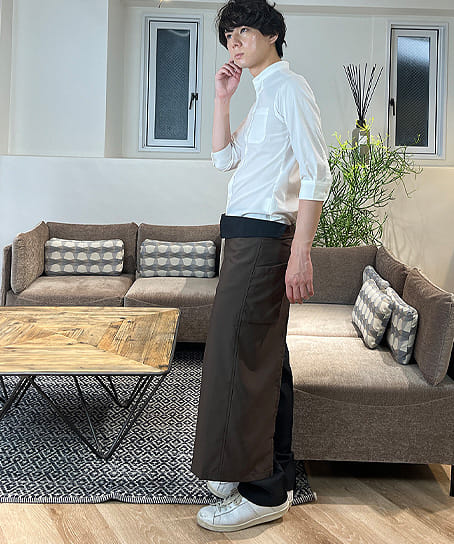 全2色】ソムリエエプロン（S.CAFE®/丈80㎝） FK7178 | 飲食店制服