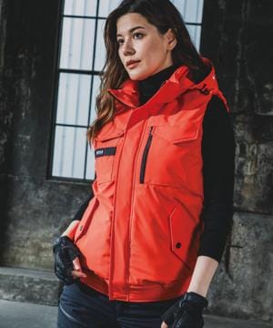 BURTLE】全3色 バートル 防寒フーディベスト(撥水・透湿・男女兼用