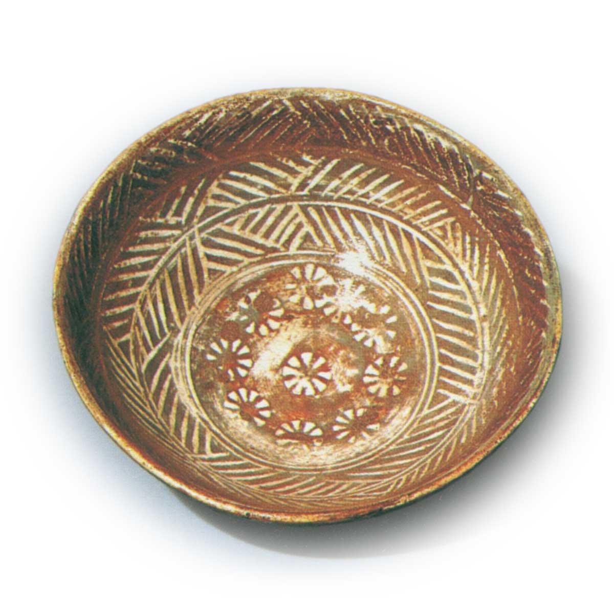 彫三島茶碗 銘 檜垣 | 鶴田 純久の章 お話