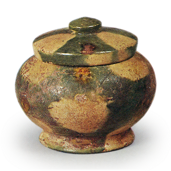 三彩 小壺 | 鶴田 純久の章 お話