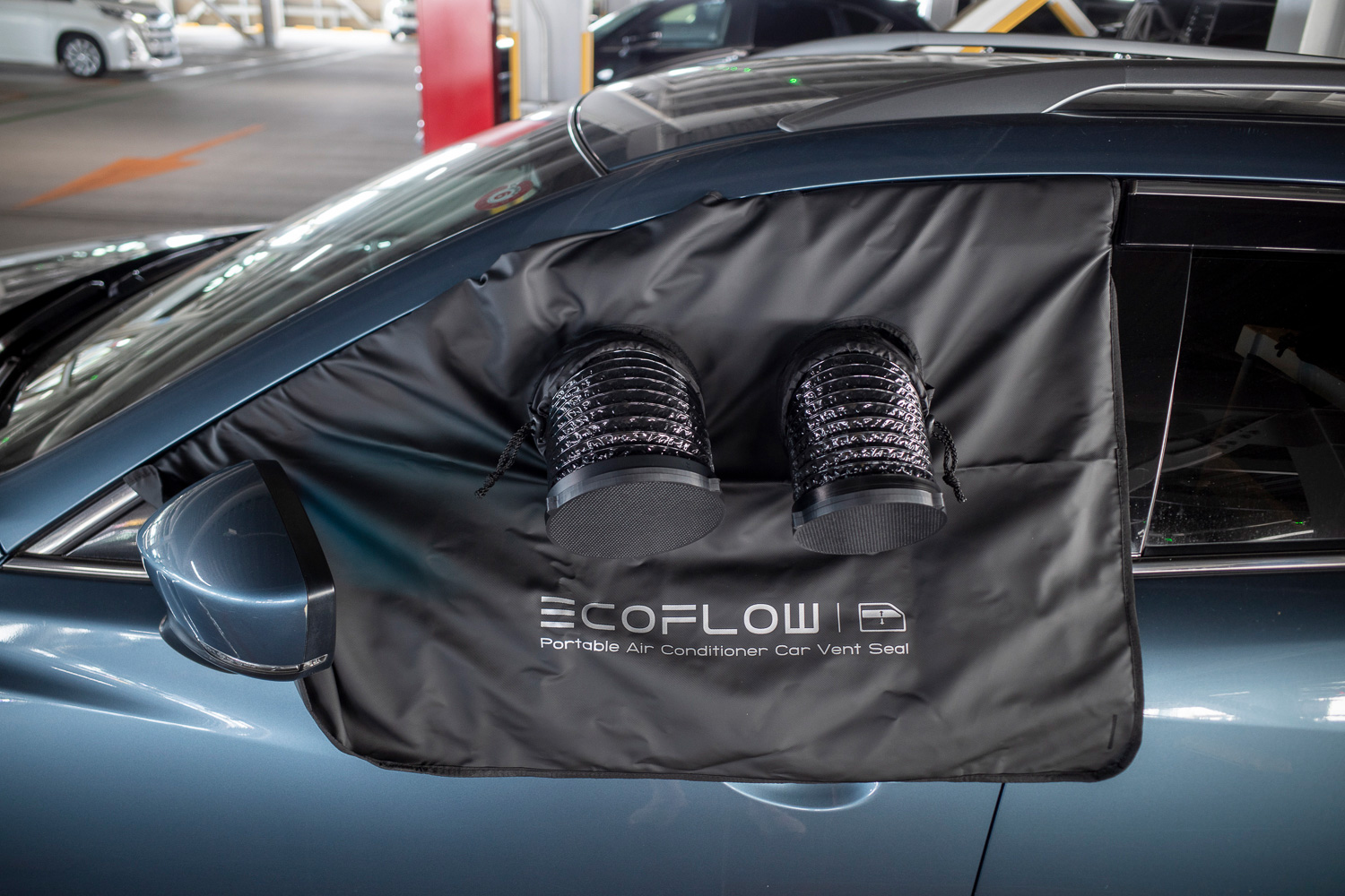 EcoFlow WAVE 3】の窓シートが届いたのでポータブエアコンの置き場所を