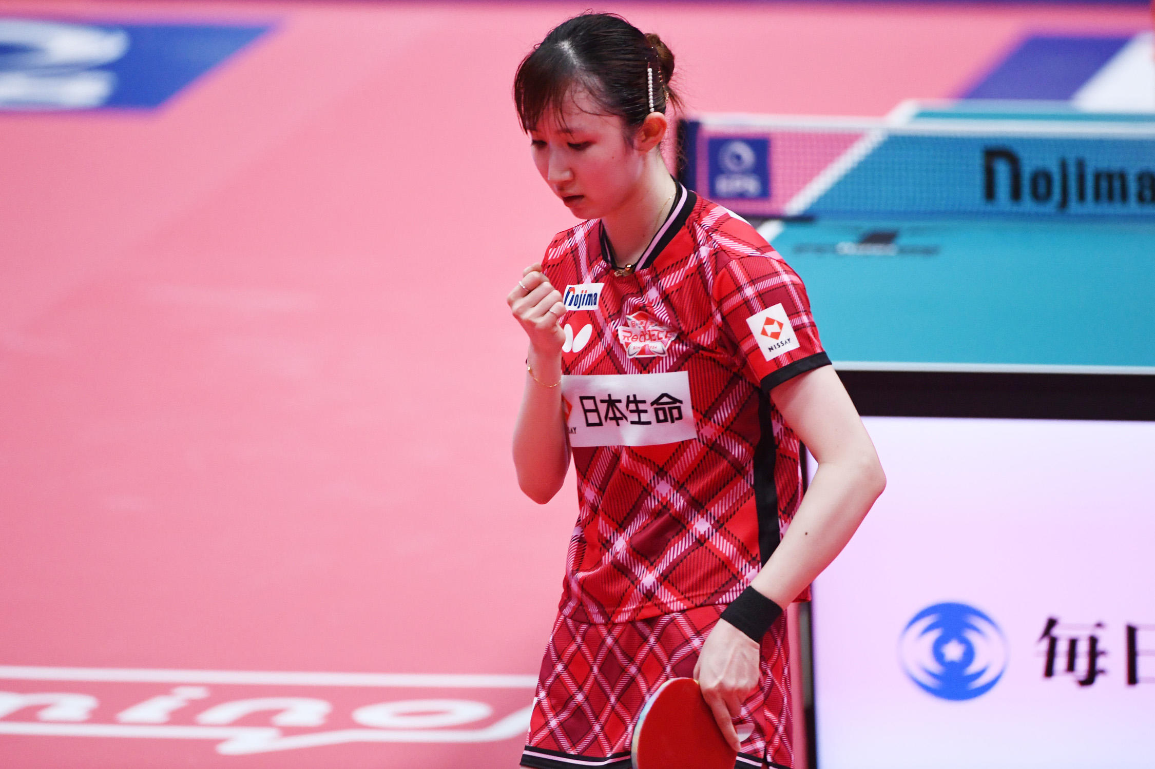 満身創痍の早田ひな 不安を吐露「万全な状態で試合ができない、（状態