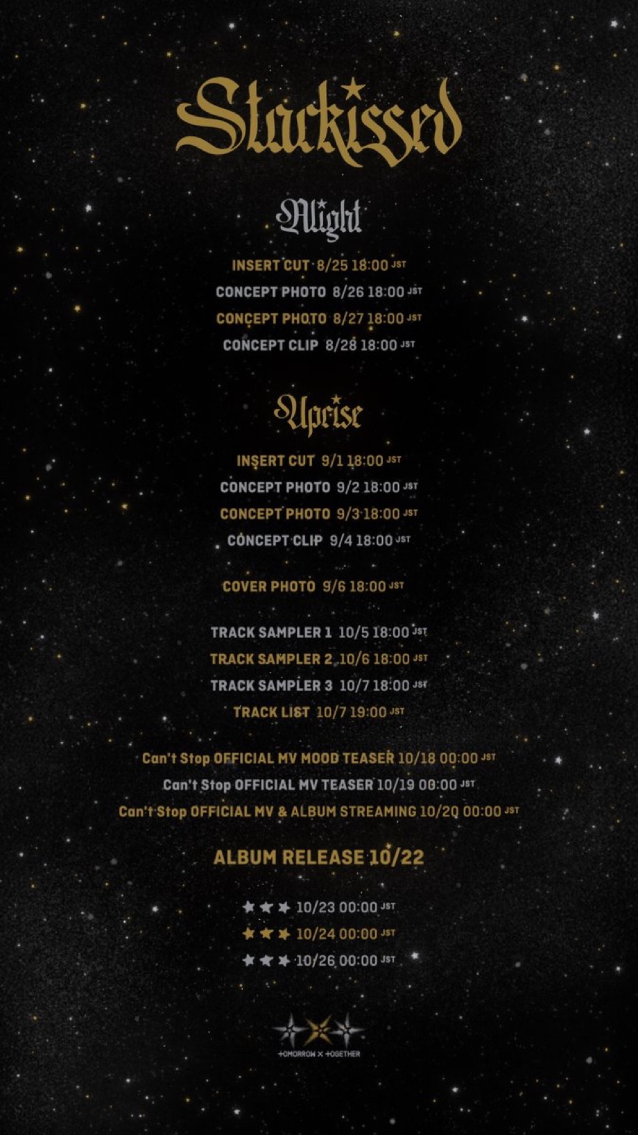 日本3rdアルバム『Starkissed』リリース✨商品一覧・特典等詳細まとめ