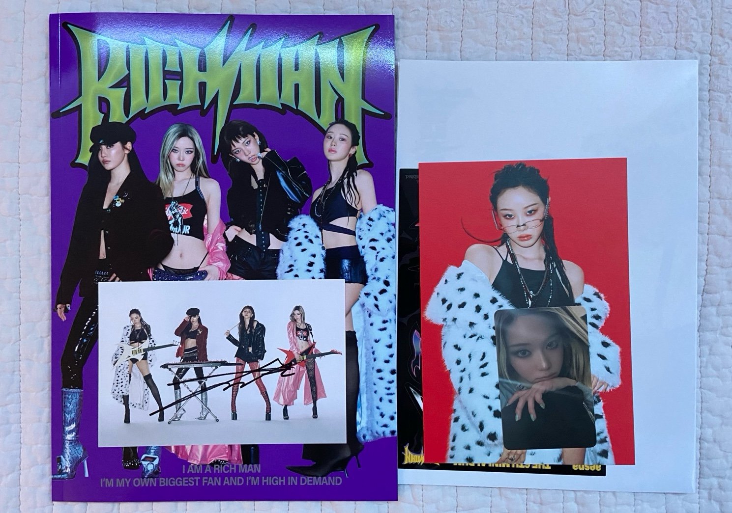 Aespa 'Rich Man' album w/Winter Signed | Mercari