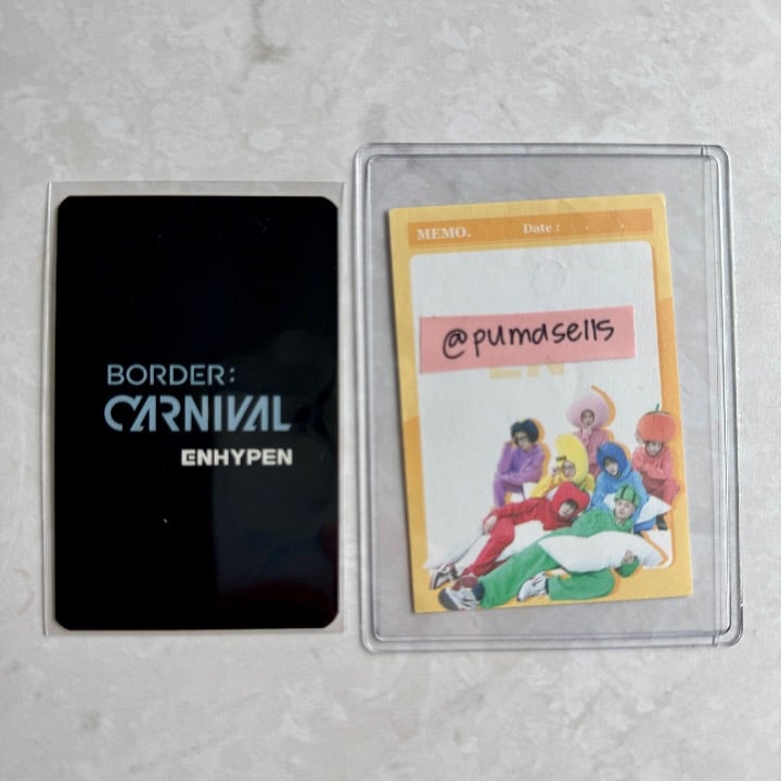 RARE ENHYPEN NI-KI Border Carnival Broadcast | Mercari