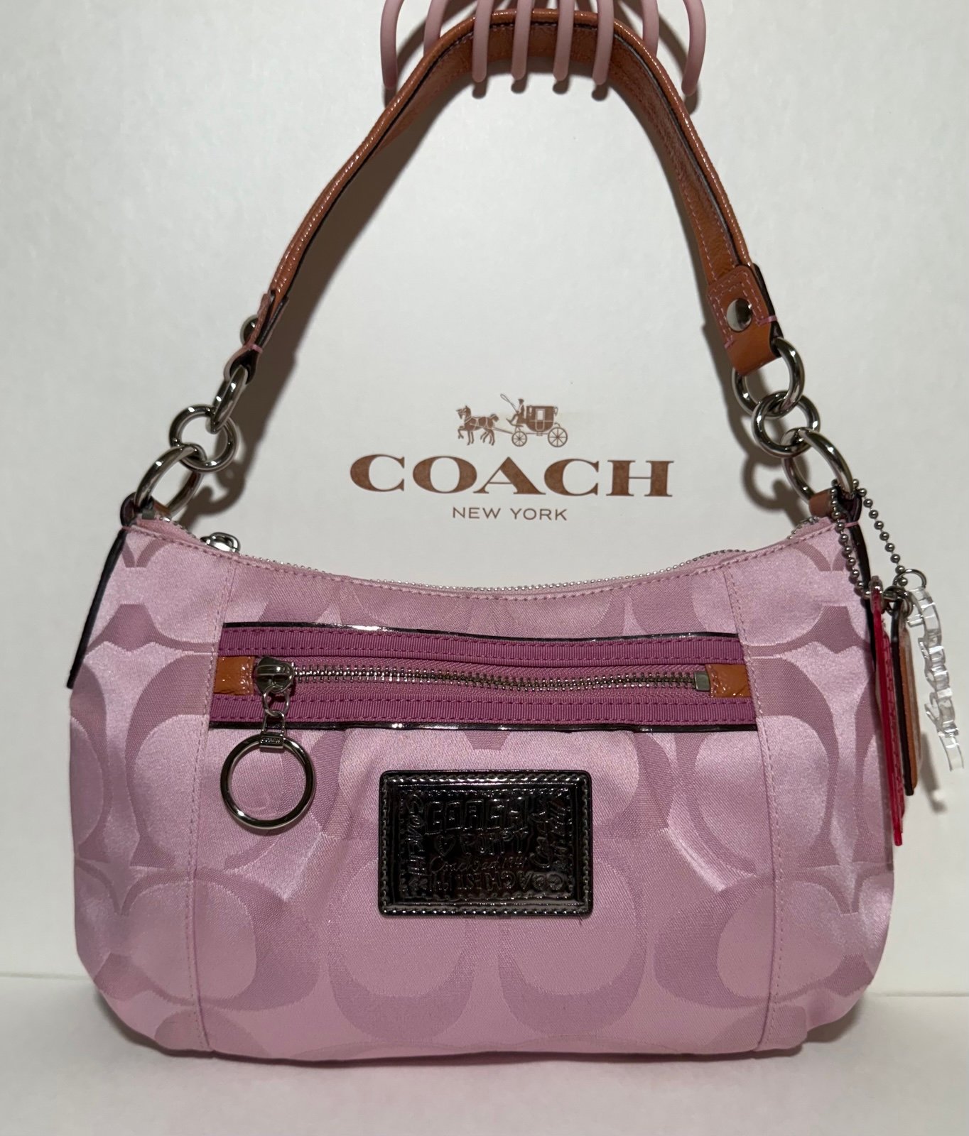 Coach Pink Poppy shoulder bag | Mercari