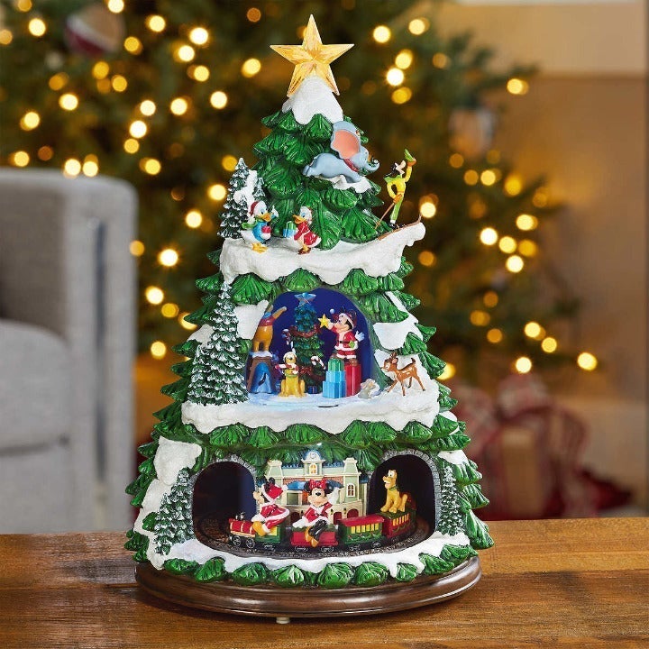 Disney Animated Christmas Tree Music Box | Mercari