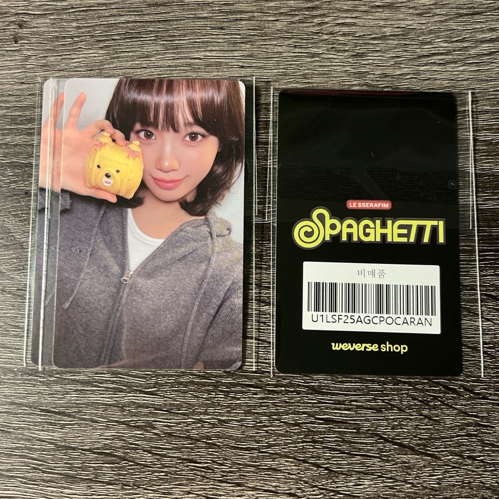 le sserafim spaghetti weverse shop pob | Mercari