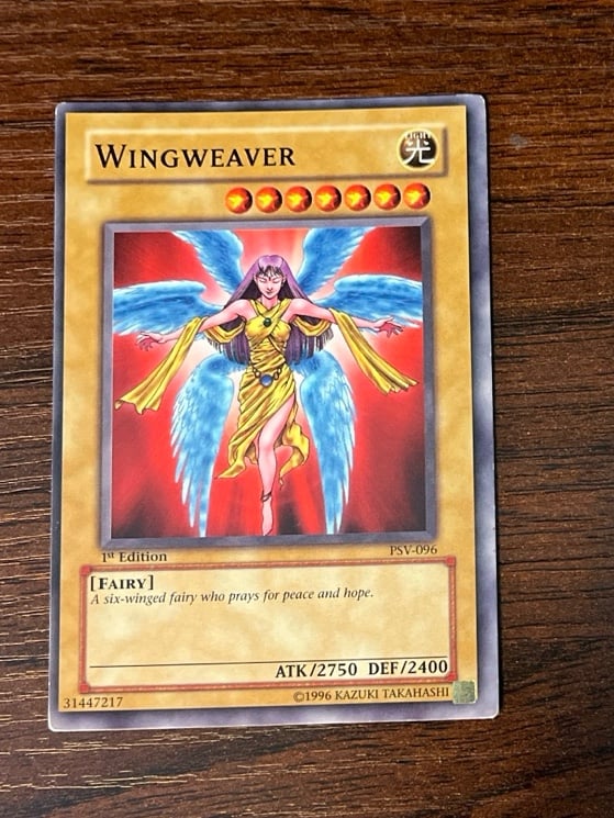 Yugioh First Edition PSV-096 Wingweaver | Mercari