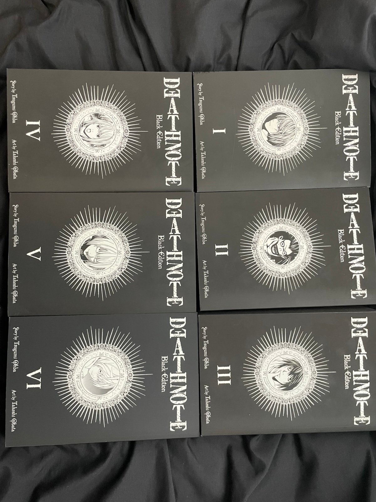 Death Note Black Edition Vol 1–6 Complete | Mercari