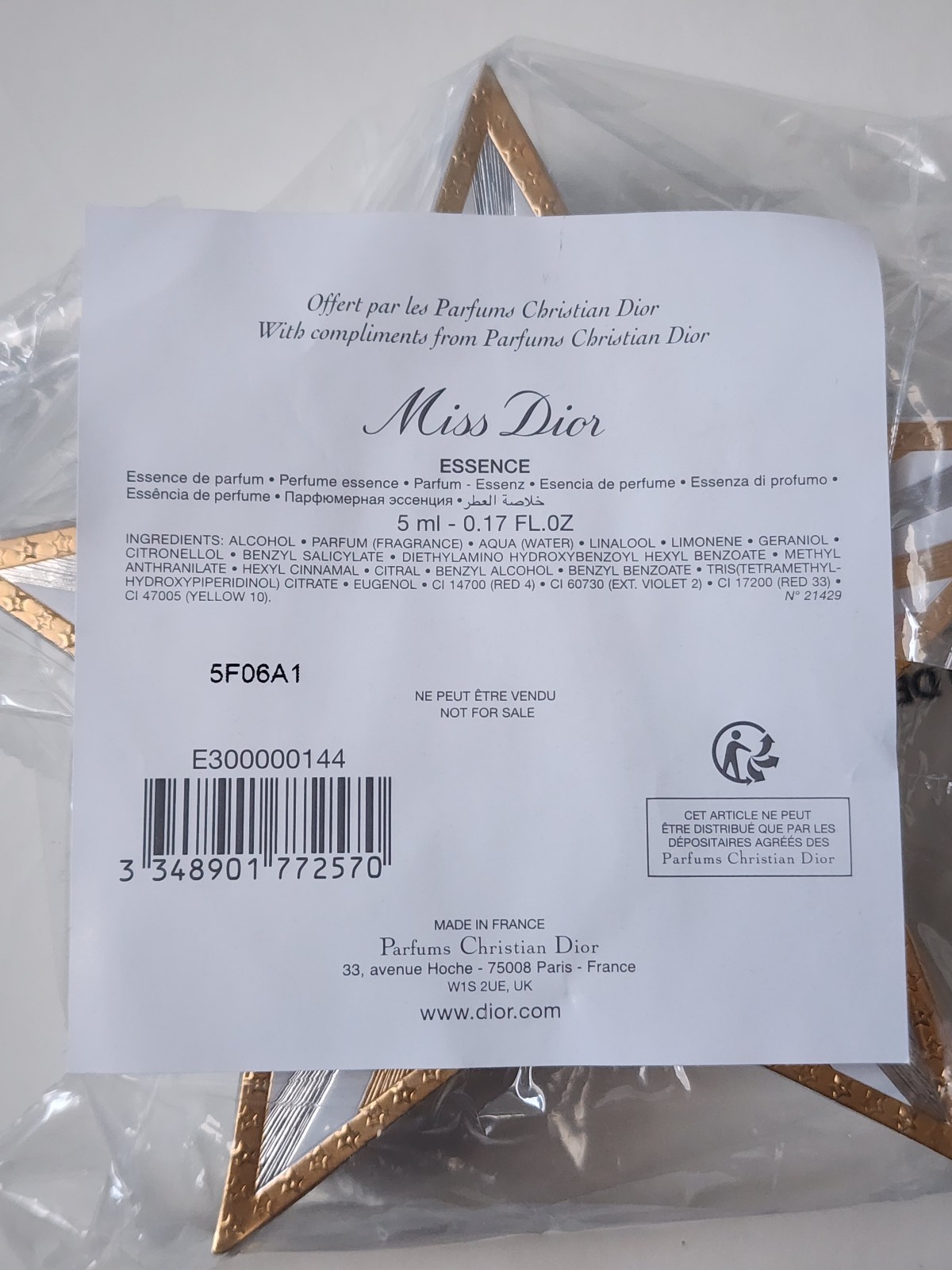 Dior Miss dior Essence Deluxe mini gift set | Mercari