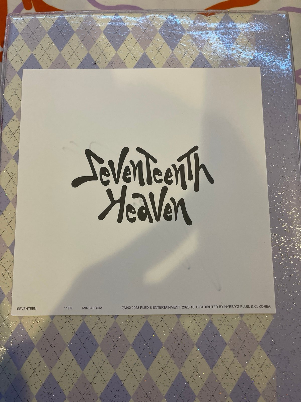 Seventeen Woozi Seventeenth Heaven signature | Mercari