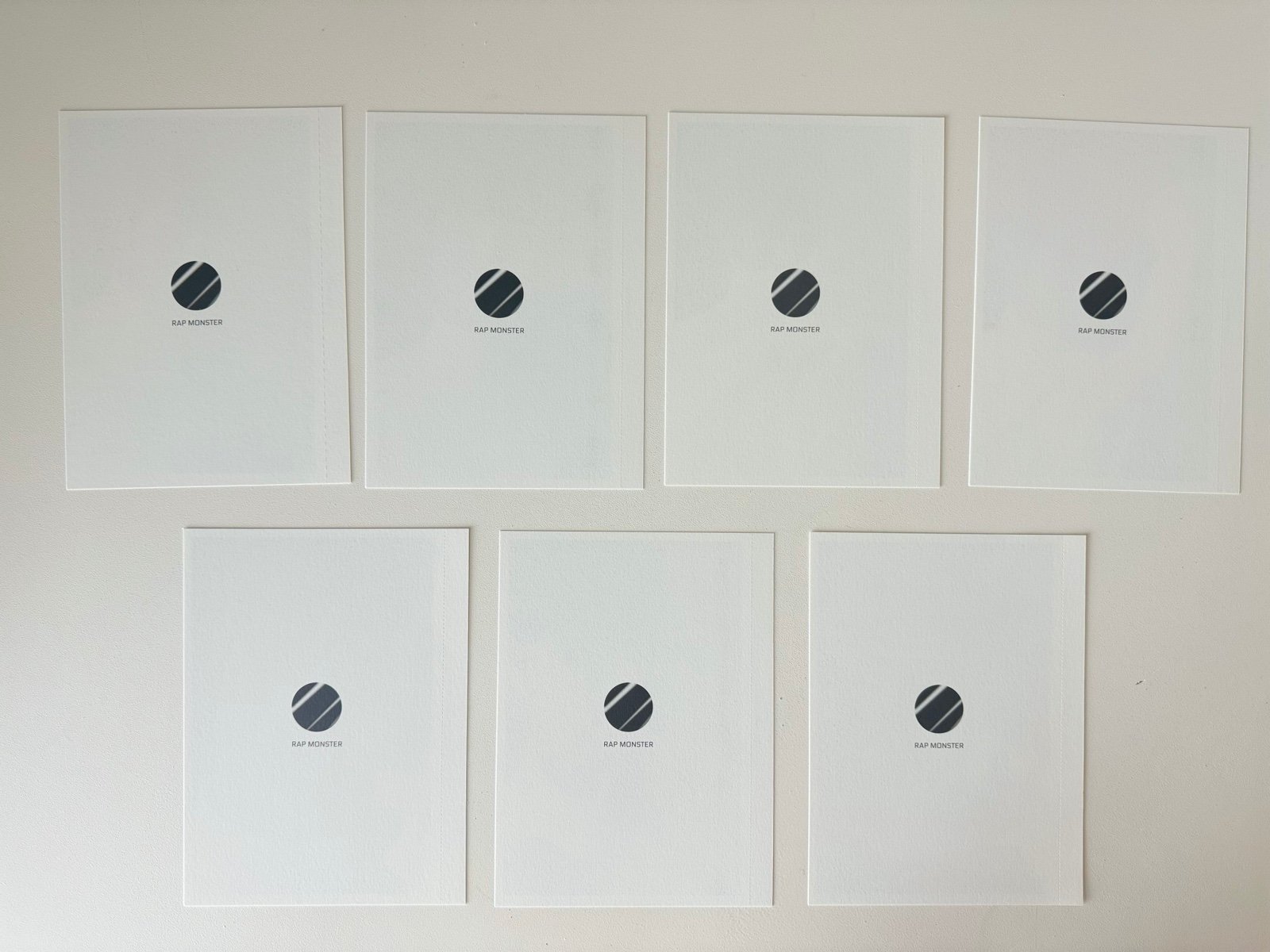 BTS RM - Wings Tour Face Photo Collection Set | Mercari