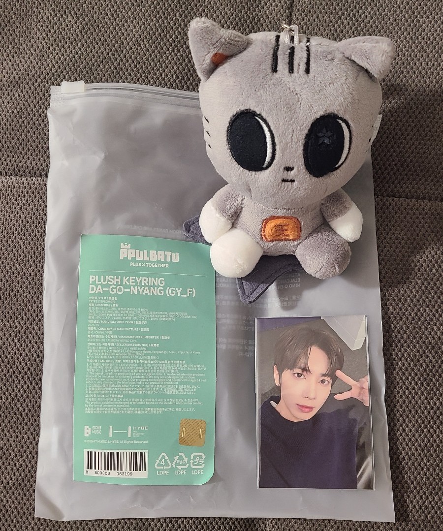 TXT PPULBATU Dagonyang Plush Key Ring with | Mercari