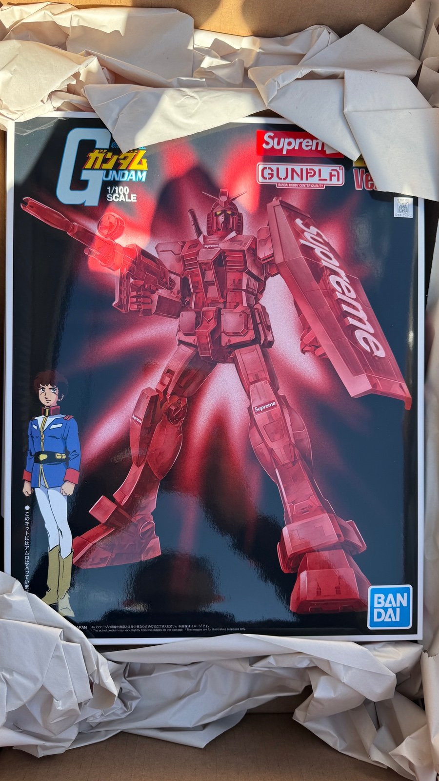 Supreme MG 1/100 RX-78-2 GUNDAM Ver. 3.0 | Mercari