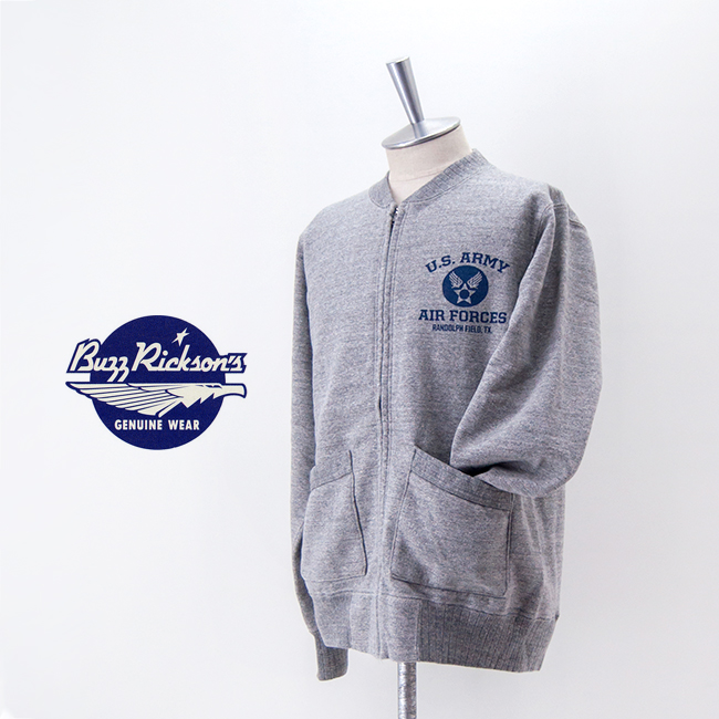 BUZZ RICKSON'S バズリクソンズ メンズ セットインジップ スウェット