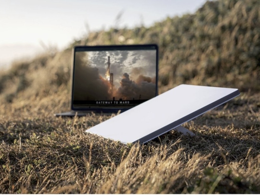 新品未使用　Starlink MINI スターリンク ミニ ほぼA4サイズの「Starlink Mini」、日本でも購入できるように 3万4800