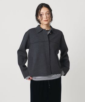 ミラノリブ ニット ジャケット